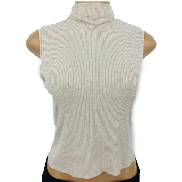 Tops - Turtle Neck Crop Top